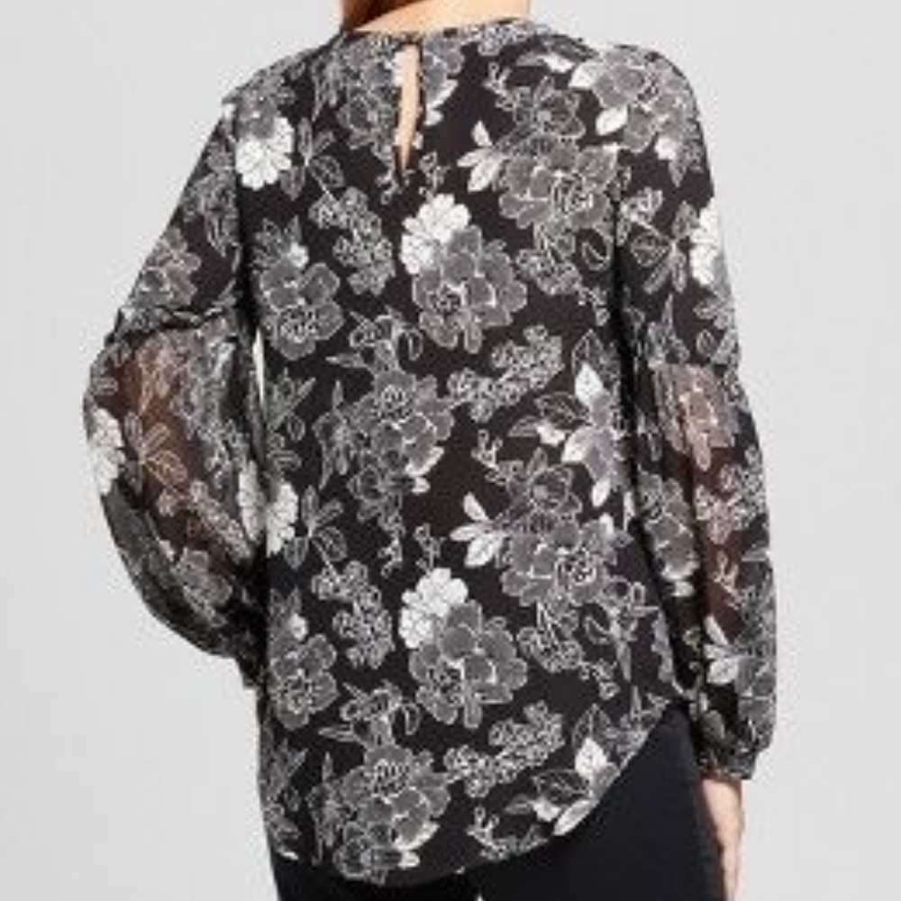 New ISABEL MATERNITY Printed Long Sleeve Blouse - Picture 8 of 8
